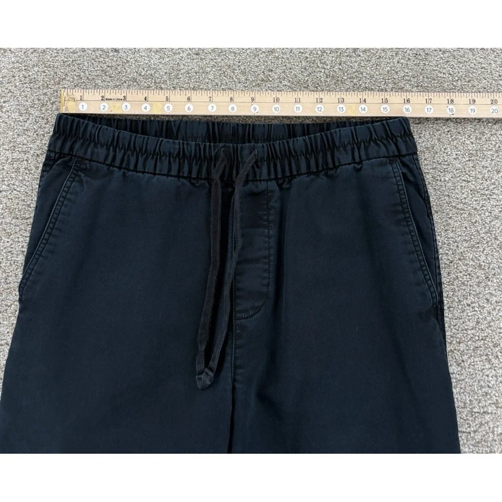 Banana Republic The Travel Jogger Men's M Tall 32x29‎ Black Heavy Cotton Stretch